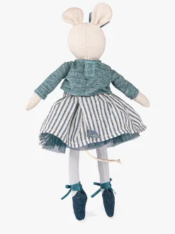 Dukker & Bamser-MoulinRoty Moulin Roty  Blød Dukke Mus Charlotte 30 cm