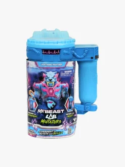 Legetøjsfigurer-BeastLab MrBeast Lab Mutators Mutation Chamber Actionfigur Lightning Panther Flerfarvet
