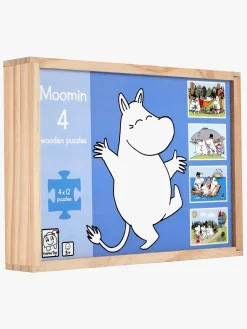 Spil & Puslespil-BarboToys Mumitroldene 4 Træpuslespil 4x12 Brikker