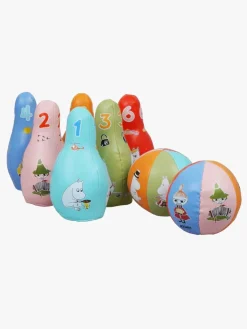 Spil & Puslespil-Mumin Mumitroldene  Blødt Bowlingsæt Flerfarvet
