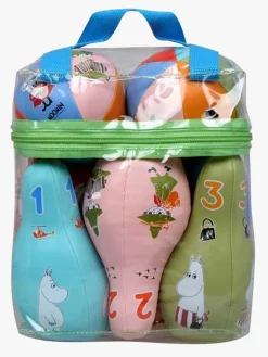 Spil & Puslespil-Mumin Mumitroldene  Blødt Bowlingsæt Flerfarvet