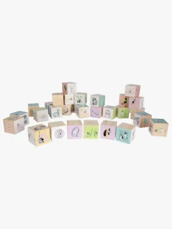 Trælegetøj-Mumin Mumitroldene Bogstavsklodser i En Vogn