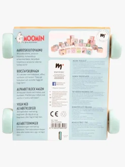 Trælegetøj-Mumin Mumitroldene Bogstavsklodser i En Vogn