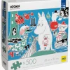 Spil & Puslespil-Mumin Mumitroldene Comic Book Cover 4 Puslespil 500 Brikker