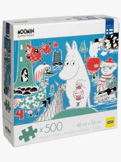 Spil & Puslespil-Mumin Mumitroldene Comic Book Cover 4 Puslespil 500 Brikker