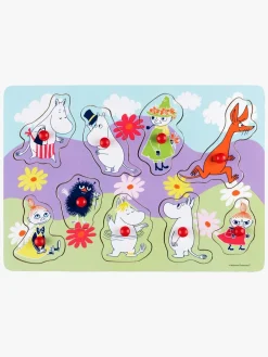 Spil & Puslespil-Mumin Mumitroldene Knoppuslespil Forår 8 Brikker