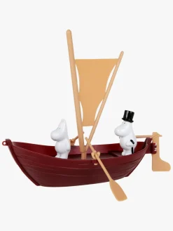 Legetøjsbiler & -Fartøjer-Mumin Mumitroldene fars Sejlbåd med 2 Figurer