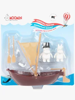 Legetøjsbiler & -Fartøjer-Mumin Mumitroldene fars Sejlbåd med 2 Figurer