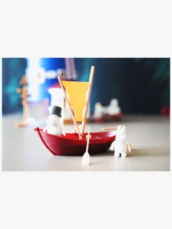 Legetøjsbiler & -Fartøjer-Mumin Mumitroldene fars Sejlbåd med 2 Figurer