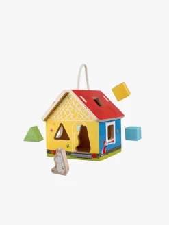 Trælegetøj-Mumin Mumitroldene Mumitroldehuset Sorteringskasse