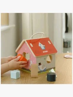 Trælegetøj-Mumin Mumitroldene Mumitroldehuset Sorteringskasse