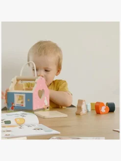 Trælegetøj-Mumin Mumitroldene Mumitroldehuset Sorteringskasse