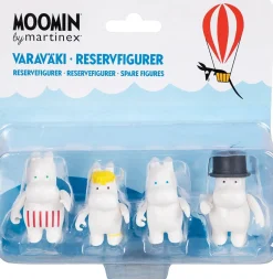 Legetøjsfigurer-Mumin Mumitroldene Reservefigurer Familie Flerfarvet