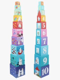 Babylegetøj-Mumin Mumitroldene Stableterninger 10 Dele