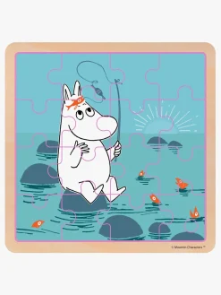 Spil & Puslespil-BarboToys Mumitroldene Træpuslespil Fiskeri 16 Brikker