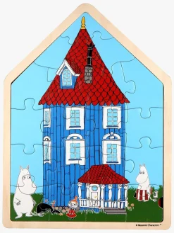 Spil & Puslespil-BarboToys Mumitroldene Træpuslespil Mumitroldehuset 19 Brikker