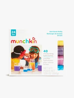 Vandlegetøj-Munchkin Color Bath Bombs 40-pak