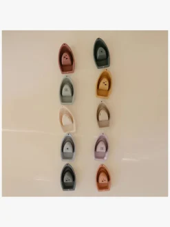 Vandlegetøj-Mushie Badelegetøj Både Rustik Flerfarvet