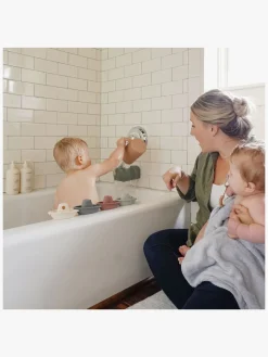 Vandlegetøj-Mushie Badelegetøj Både Rustik Flerfarvet