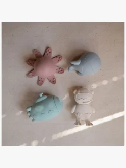 Vandlegetøj-Mushie Badelegetøj Livet i Havet 4-pak Flerfarvet