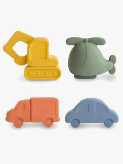 Vandlegetøj-Mushie Badelegetøj Transportmiddel 4-pak