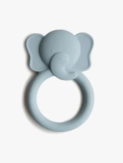 Babylegetøj-Mushie Bidering Elefant, Cloud Grå