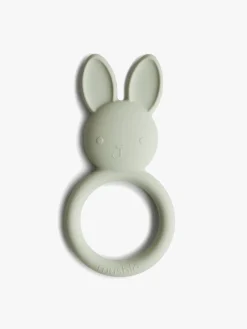 Babylegetøj-Mushie Bidering Kanin, Sage Grøn