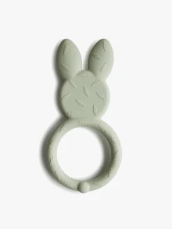 Babylegetøj-Mushie Bidering Kanin, Sage Grøn