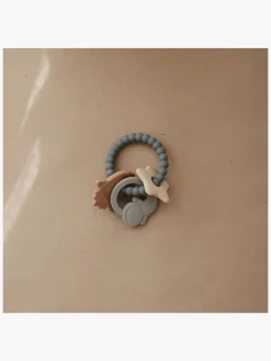 Babylegetøj-Mushie Bidering Space, Blå Flerfarvet