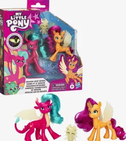 Legetøjsfigurer-MyLittlePony My Little Pony Dragon Light Reveal Figursæt