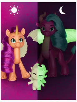 Legetøjsfigurer-MyLittlePony My Little Pony Dragon Light Reveal Figursæt