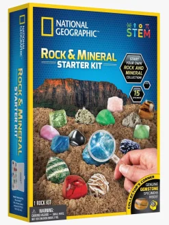 Eksperimenter & Videnskab-NationalGeographic National Geographic Eksperimentkasse Rock and Mineral Startkit