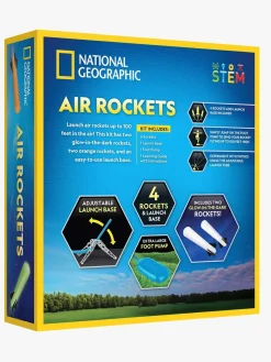 Eksperimenter & Videnskab-NationalGeographic National Geographic Luftdrevet Skumraket 4 Stk.