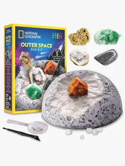 Eksperimenter & Videnskab-NationalGeographic National Geographic Space-Themed Udgravningssæt
