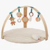 Babylegetøj-Nattou Mila, Zoë & Lana Aktivitetscenter med Træbuer