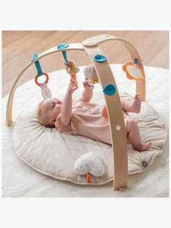 Babylegetøj-Nattou Mila, Zoë & Lana Aktivitetscenter med Træbuer