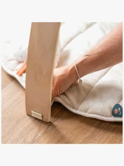 Babylegetøj-Nattou Mila, Zoë & Lana Aktivitetscenter med Træbuer