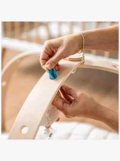 Babylegetøj-Nattou Mila, Zoë & Lana Aktivitetscenter med Træbuer