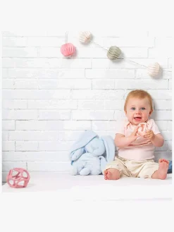 Babylegetøj-Nattou Soft Silicone Aktivitetsbold, Lyserød