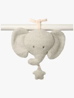 Babylegetøj-Nattou Teddy Spilledåse Elefant Grå