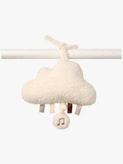 Babylegetøj-Nattou Teddy Spilledåse Sky Hvid