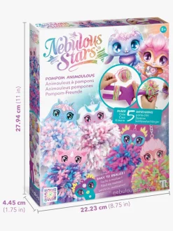 Kreativt Legetøj-NebulousStars Nebulous Stars Pom Pom Nøglering DIY-sæt