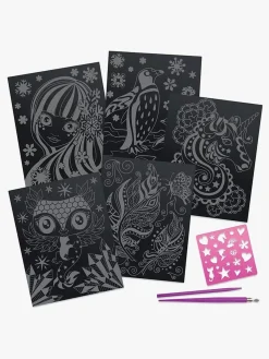 Kreativt Legetøj-NebulousStars Nebulous Stars Scratch & Sketch-sæt Isadora