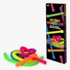 Spil & Puslespil-Tobar Neon Rainbow Fidget Nudler, 6-pak