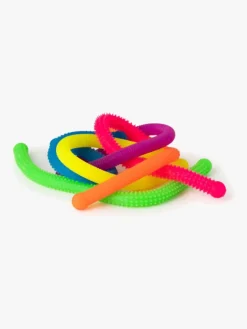 Spil & Puslespil-Tobar Neon Rainbow Fidget Nudler, 6-pak