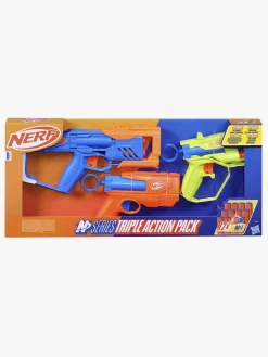 Udelegetøj-Nerf N Series Blastere Triple Action Pack