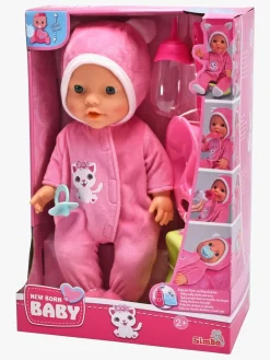 Dukker & Bamser-NewBornBaby New Born Baby Dukke med Kattedragt 30 cm