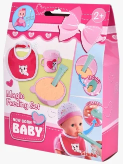 Dukker & Bamser-NewBornBaby New Born Baby Dukketilbehør Magisk Spisesæt