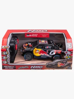 Fjernstyret-Nikko Toyota Dakar Moraes Fjernstyret Bil 1:18 med Lys