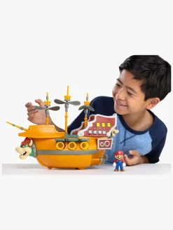 Legetøjsfigurer-SuperMario Nintendo Super Mario Bowsers Skib Deluxe Legesæt